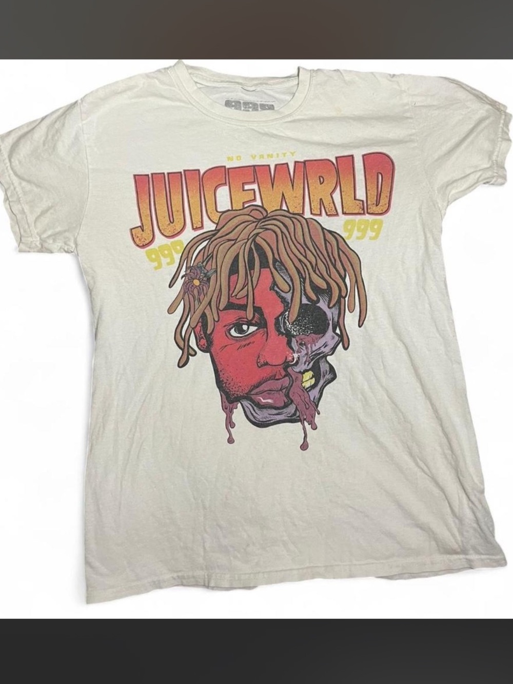 Juice Wrld Zombie Graphic Tee White
999 Club Rap Shirt Small No Vanity
